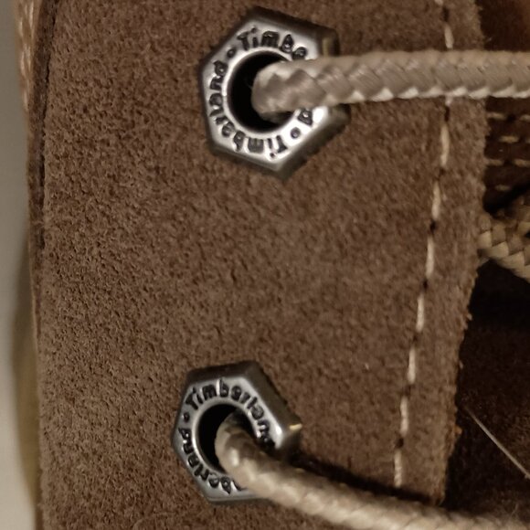 Timberland 2 Tone Tan Suede Sherpa Lined Boots Waterproof Women’s Size 8 - Picture 8 of 16